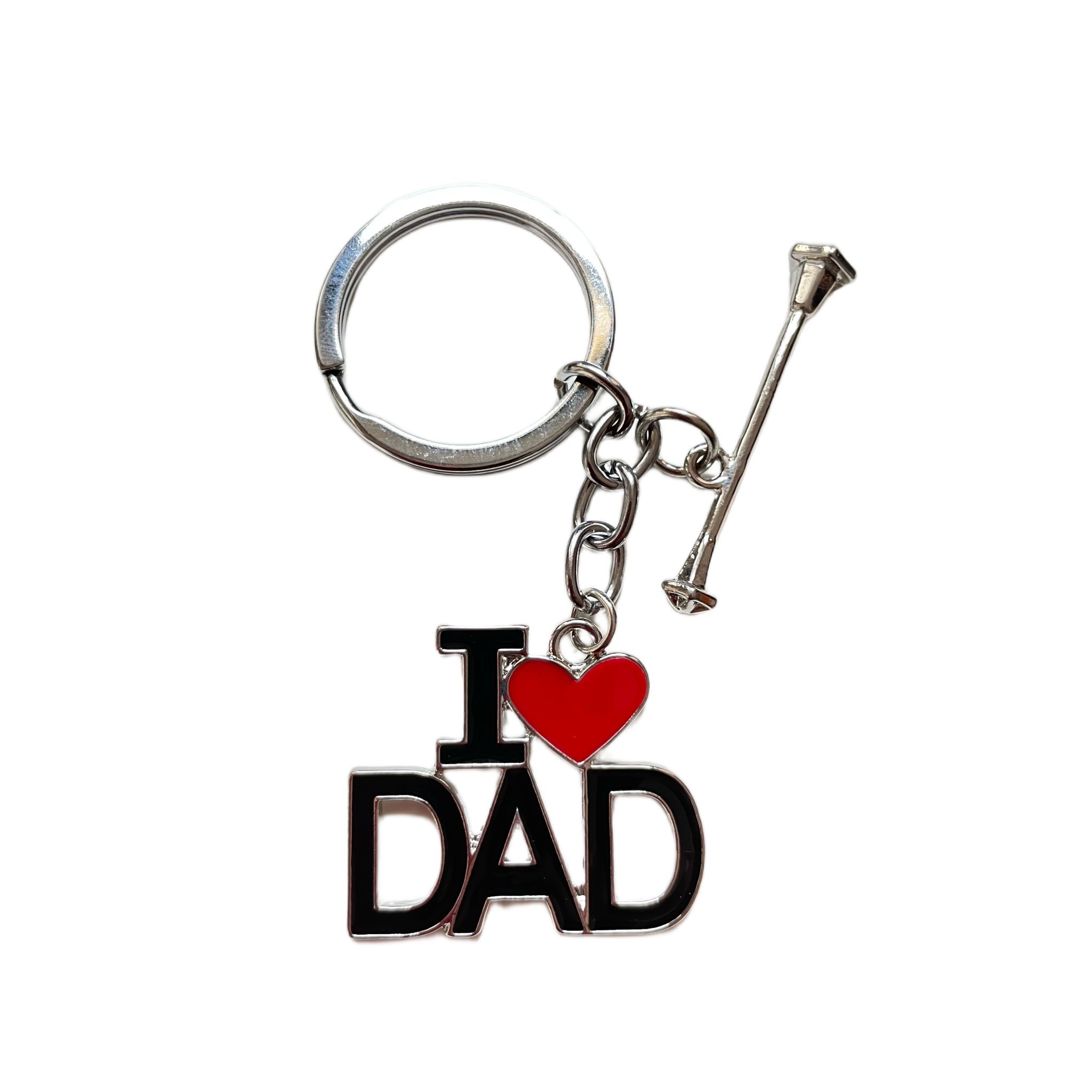 Keychain Twirling Baton I love DAD